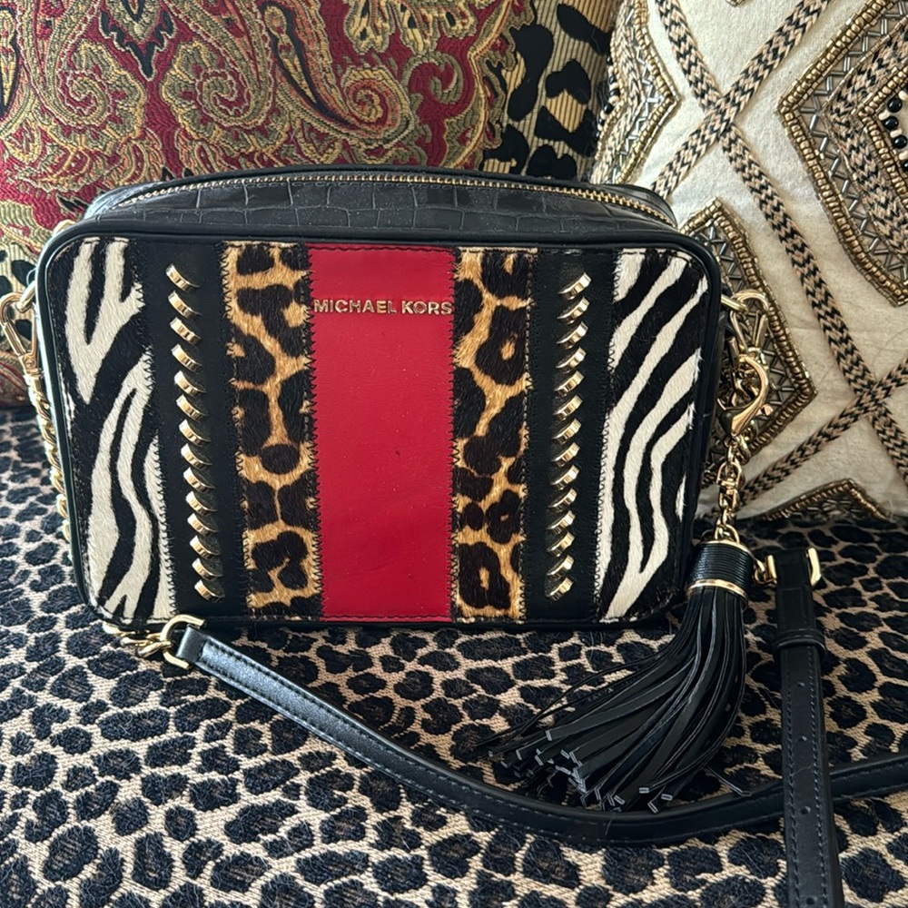 Michael Kors Animal Print Crossbody